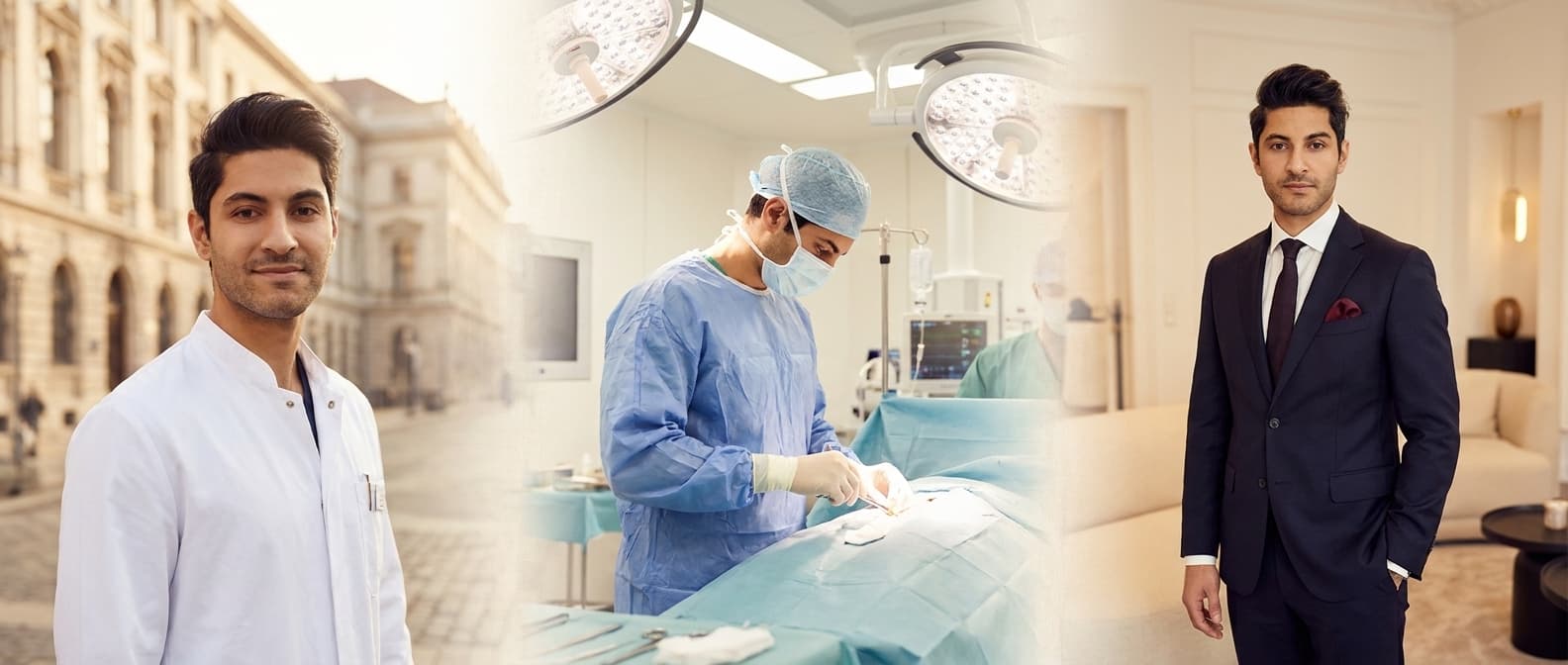 Dr. med. univ. Farhad A. Bonab — sein Werdegang von Budapest bis Köln
